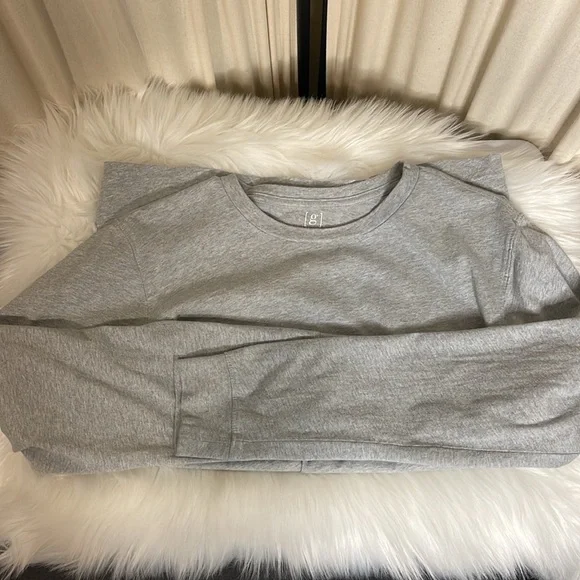 ❗️LAST CHANCE❗️EXCELLENT CONDITION! GEORGE HEATHER GREY SOFT LONG SLEEVE TEE M - Picture 9 of 10